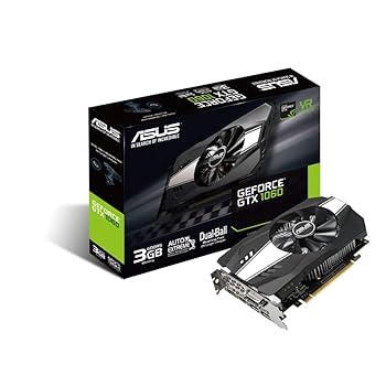 ASUS - ASUS グラフィックスボード PH-GTX1060-3G Amazon | ASUS PH-GTX1060-3G GeForce GTX 1060 3 GB GDDR5